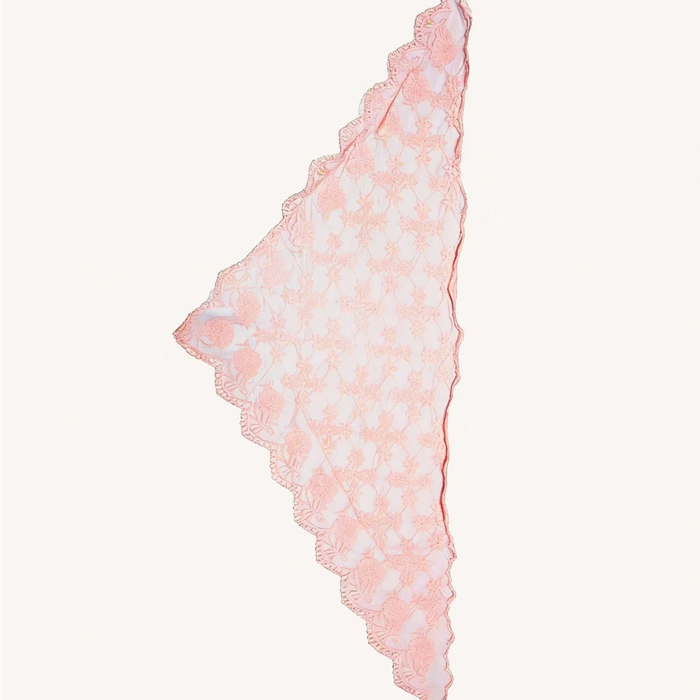 iHeartRaves Pink Lace Bandeau
